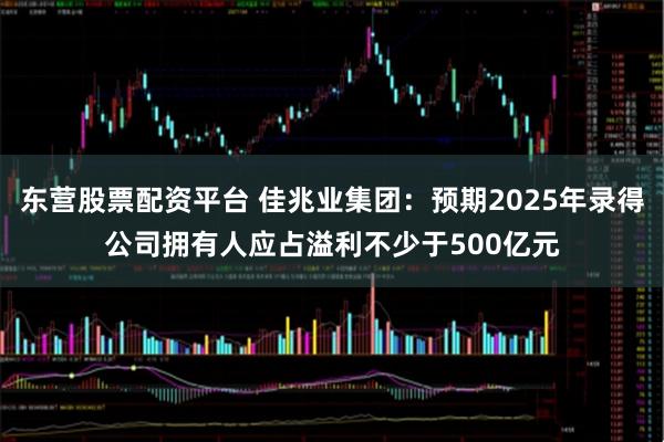 东营股票配资平台 佳兆业集团：预期2025年录得公司拥有人应占溢利不少于500亿元