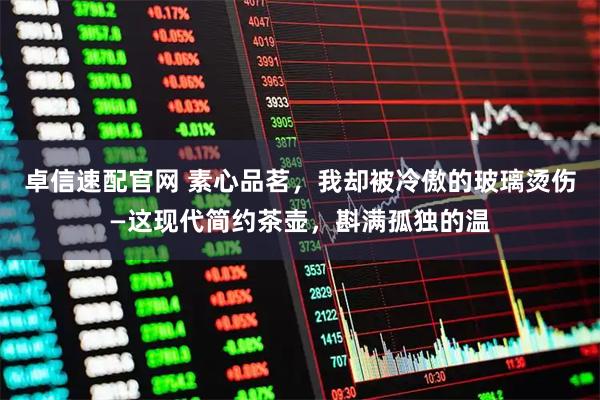 卓信速配官网 素心品茗,我却被冷傲的玻璃烫伤—这现代简约茶壶,斟满孤独的温