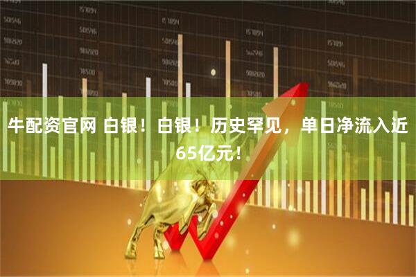 牛配资官网 白银！白银！历史罕见，单日净流入近65亿元！
